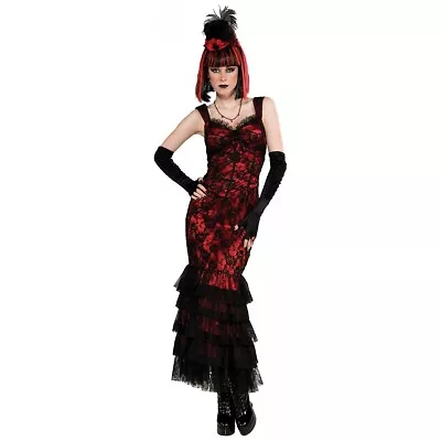 Steampunk Vampire Costume Adult Outfit Halloween Fancy Dress • $10.35