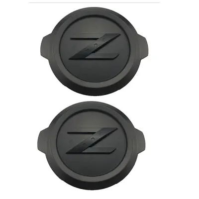 2x Black Z Emblem Car Front Rear Trunk ABS Badge For Fairlady 350Z 370Z Z33 Z34 • $17.99