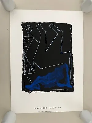 Marino Marini'mattutino1963' Rare Authentic 1994 Silkscreen Print • $149