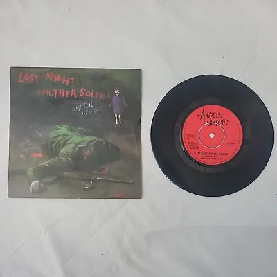 £10 • Buy Angelic Upstarts Last Night Another Soldier.  7 Inch Vinyl. 1980