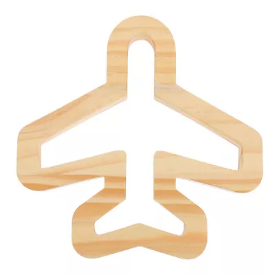 Wooden Plane Wall Hanging Aircraft Sticker Modern Decal Wood Pendant Craft Decor • £10.85