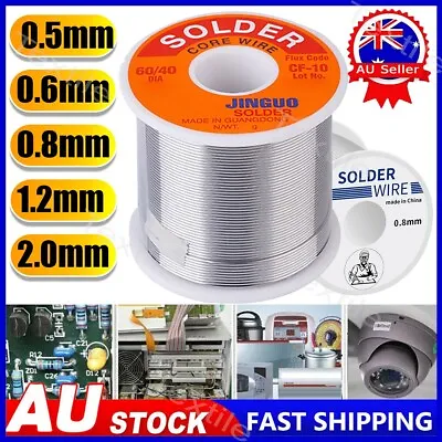Solder Wire Soldering Coil Spool 0.3-2.0mm 40/60 Core Electronic Iron Repair AU • $99.99