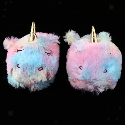 $19.23 • Buy Women Animal Unicorn Slipper Flush  Indoor Non-Skid Slipper Adults