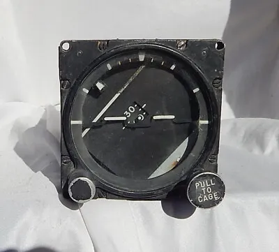 USN Aircraft  Pilot's Attitude Indicator Gauge Instrument Type MB-1 • $252.83