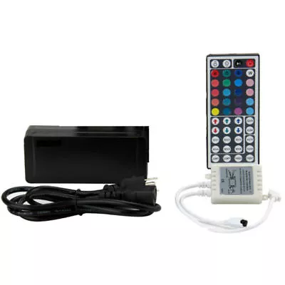 4 Pin RGB Remote Controller With 12v 5A Power Supply Adapter For LED Strip Light • $17.99