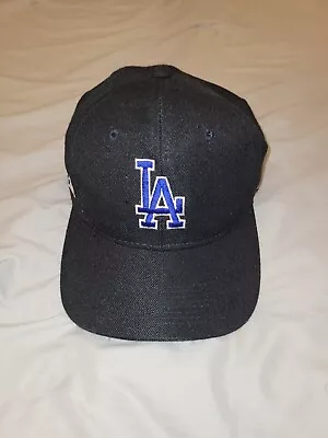 Vintage Los Angeles Dodgers Sports Specialties Side Logo SnapBack Black Dome MLB • $849.88