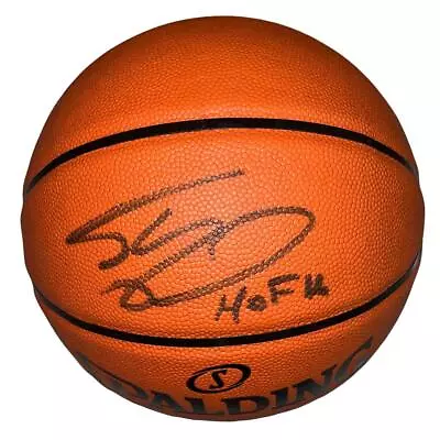 Shaquille O'Neal Signed HOF '16 Black Ink Spalding NBA Silver Series Basketball • $264.95