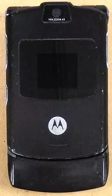 Motorola RAZR V3a - Black ( MetroPCS ) Very Rare CDMA Flip Phone - READ • $29.74