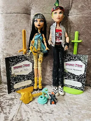 £450 • Buy Monster High VERY RARE GOLD Elastic Cleo De Nile FIRST WAVE COLLECTIBLE Deuce