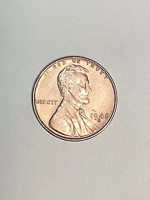 1948-S Lincoln Wheat Cent About Uncirculated • $245