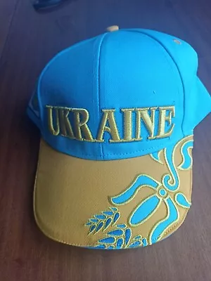  Sport Blue Baseball Cap  Ukrainian Symbols Ukraine New 2024 • $45
