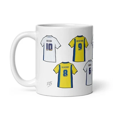 £10.99 • Buy Leeds 2009-10 Promotion Player Shirts Handmade Ceramic Football Mug