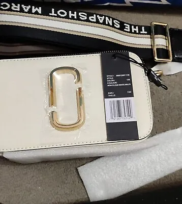 Brand New Marc Jacobs White Black Camera Small Crossbody Bag • £169