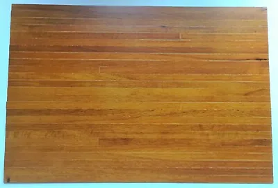 Dollhouse Wood Floor Red Oak Real Flooring Wide Planks Gloss Finish 18  X 12 • $16.99