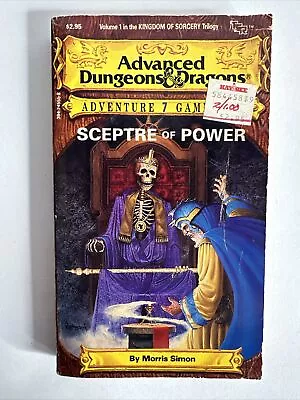 Advanced Dungeons & Dragons Adventure Gamebook 7 Sceptre Of Power Stat Card AD&D • $19.99