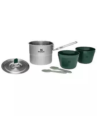 6 Piece Stainless Steel Camping Mess Kits • $28.48
