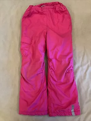 Hanna Andersson Snowpants 130 Girls Pink Flaw • $13.23