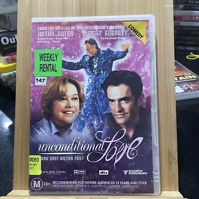 Unconditional Love DVD Region 4 Rare Ex-rental • £9