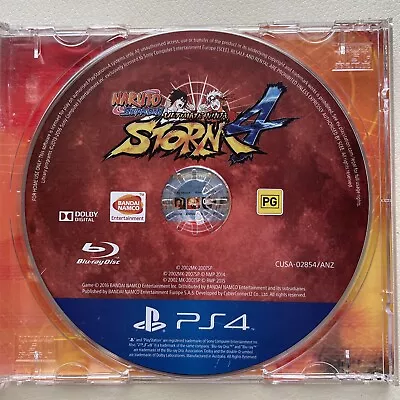 Naruto Shippuden Ultimate Ninja Storm 4 PAL Disc Only Tested + Free Postage • $15