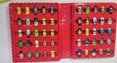 Mighty Beanz Lot-mixed Of 50 Series 2 Red Carrying Case Star Wars Yoda Marvel • $31.99