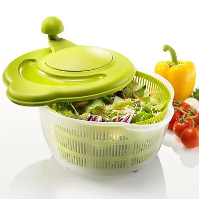 Westmark German Vegetable And Salad Spinner W Pouring Spout & Handcrank Green • $21.99