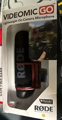 Rode VideoMic GO Wired 3.5mm Microphone - 🔥🔥NEW MINOR BOX DAMAGE 🔥🔥 • $42