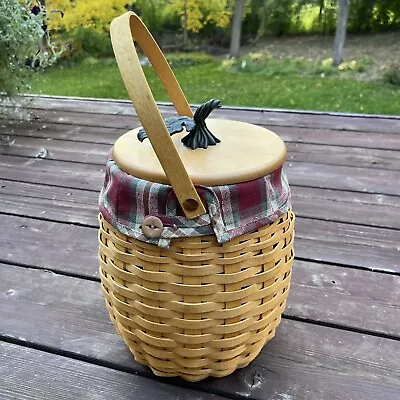 Longaberger 2000 October Fields Basket Combo Pack Lid / Basket Protector USA • $29.99