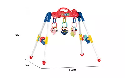 Baby Floor Gym Rattle Learning Infant Toys Early Education Activity Lights Music • £22.99