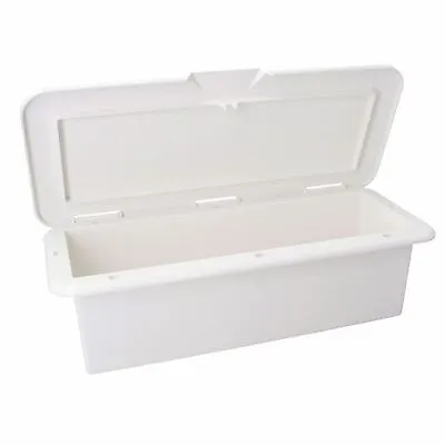 £37.70 • Buy Hinged Plastic Deck Storage Box Cupboard Hatch 43cm X 18cm Boat Motorhome