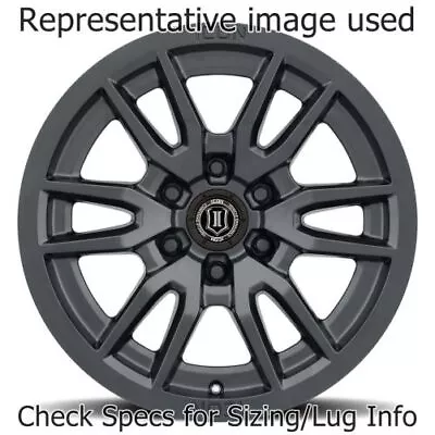 Icon Alloys 2417858347SB Wheel Rim Vector 17 X 8.5 Satin Black 6 X 5.5 NEW • $299.99