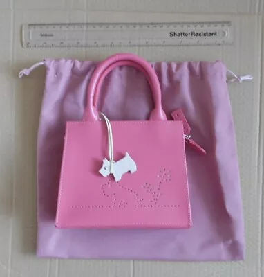 Small Pink Radley Handbags - USED ONCE - Inc Dustcover Bag • £20