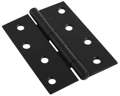 Butt Door Hinges Black 75mm 3  Or 100mm 4  Pairs Of Door Hinges • £3.95