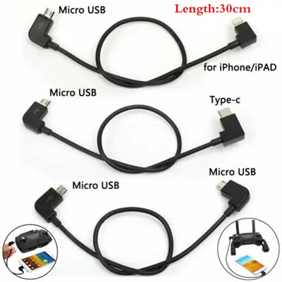 OTG Micro USB Cable 30cm For DJI Spark Mavic Mini Pro Air IPhone IPad RC Drone • $6.87