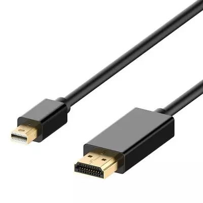 Mini Displayport DP Thunderbolt To HDMI HD Gold Cable Lead Wire Adaptor 1m 2m 3m • £5.49