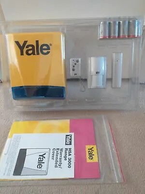 YALE Wirefree Keyfob Operated Alarm System HSA3000 Kit • £75