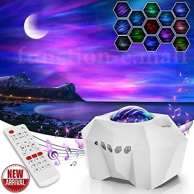Northern Lights Aurora Galaxy Projector Lamp Music Projection Night Light Gifts • $35.99