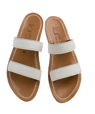 K JACQUES ST. TROPEZ Sandals White Size 38 EUR / 8 US (was $595) • $180