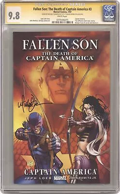 Fallen Son Death Of Captain America #3B Turner CGC 9.8 SS Michael Turner 2007 • $145