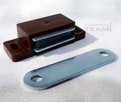 £4.49 • Buy Heavy Duty Magnetic Catch For Cupboards & Doors On Caravans, Motorhomes, Boats,