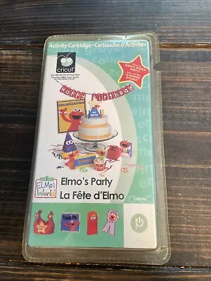 Cricut Activity Cartridge Elmo's World Party Sesame Street Birthday New Sealed! • $15