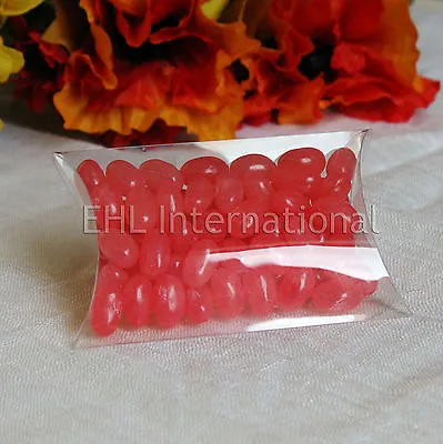 $29.99 • Buy US Wedding Favors(TM) 25/50/100 Clear PET Plastic Pillow Box Container