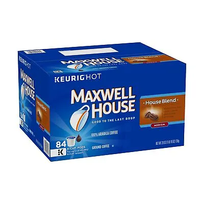 Maxwell House House Blend Keurig K Cup Coffee Pods 84 Count • $77.99