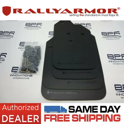 Rally Armor For 02-07 Subaru WRX STI RS 2.5?i Basic Mud Flaps Kit MF1-BAS-BLK • $50.20