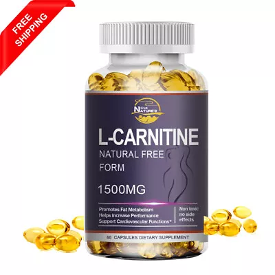 1500mg ACETYL L-CARNITINE Capsules Nervous System Health Antioxidant Supplement • $10.69