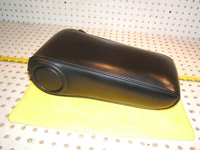 Mercedes W124 90-92 Sedan Wagon BLACK Leather Front Genuine MBZ OEM 1 Armrest • $415