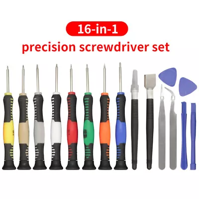 16PCS For Phone PC Laptop Tablet Repair Kit Opening Disassemble Tool Screwdriver • £5.62