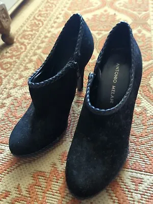 Antonio Melani Women's Ankle Boot Size 5.5M Black  • $18