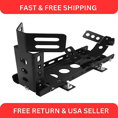 Removable Motorcycle Wheel Stop Chock Trailer W/ Mounting Kit 3000lbs Tire Rack • $101.50