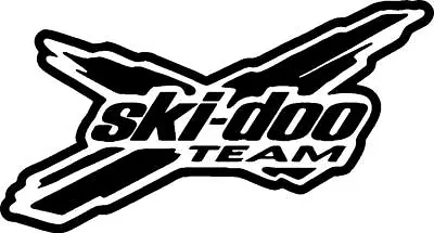 $2.99 • Buy Ski-Doo Team Vinyl Decal Sticker 4x7 Inches BRP REV XP XM XR XS Z Summit
