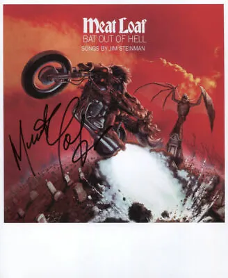 Meat Loaf Signed Photo Genuine In Person + Hologram COA • £179.99